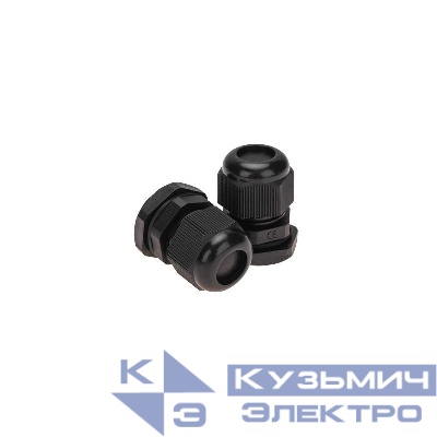 Ввод кабельный PG-13.5 (6-12мм) черн. Rexant 07-8013-1