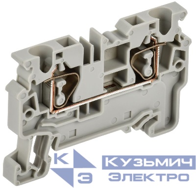 Клемма пружинная проходная CX4 4кв.мм сер. ARMAFIX IEK AF-CT40-00-K03-004