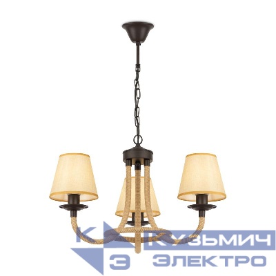 Люстра Corda 60Вт E14х3 IP20 Freya FR4402-PL-03-GB