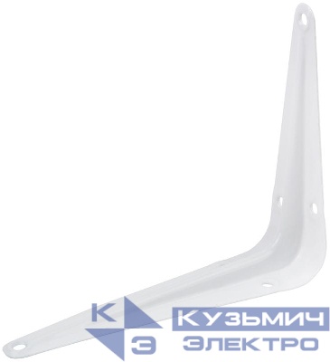 Уголок-кронштейн 100х125мм (0.7мм) бел. FIT 66011