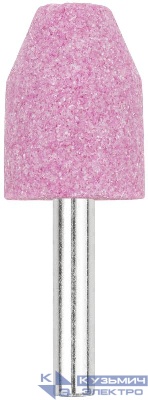 Шарошка абразивная по металлу хвостовик 6мм цилиндр со скосом 18х27мм FIT 36958