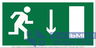 Знак безопасности BL-3015B.E09 Белый свет a14587