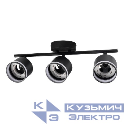 Светильник PCL-0703 max 20Вт (каждая лампа) 3xGX53 IP20 230В BL настен./потолочн. декор. под лампу JazzWay 5066847