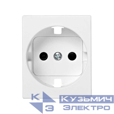 Накладка розетки 75432- 75464-69 защ. шторки Simon82 Centralizations бел. 82041-50