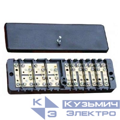 Коробка испытательная перех. (68х220х33) латунь Электродеталь КИП.Л