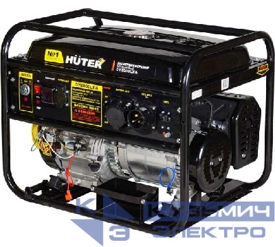 Электрогенератор DY8000LXA 1ф 6500Вт с АВР HUTER 64/1/30