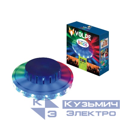 Светильник-проектор светодиодный ULI-Q304 2.5W/RGB WHITE DISCO разноцвет. Volpe UL-00000299