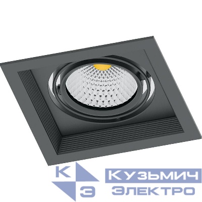 Светильник светодиодный AL201 1х20Вт 4000К 1800лм 35град. карданный с драйвером и клеммой в комплекте черн. FERON 41290