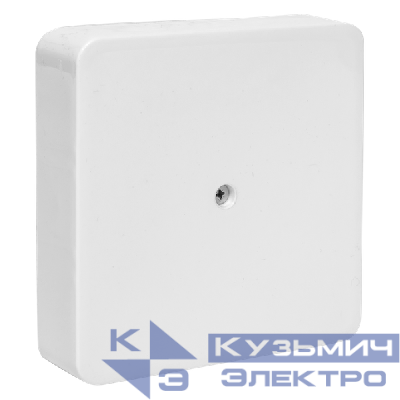 Коробка разветвительная ОП КМР-030-032кг 100х100х28 с клеммником 6кв.мм бел. EKF plc-kmr-030-032kg-6