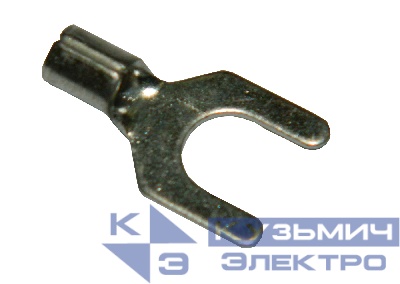 Вилочный кабельный наконечник SNBL 2-5 (НВ d=5,3мм) 1,5-2,5мм2, неизолированный, 100 шт, NETKO Optima