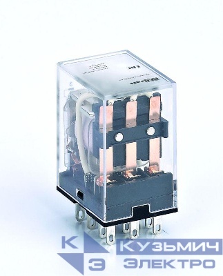 Реле промежуточное ПР-102 5А 24В DC 3 конт. с LED-индикацией DEKraft 23870DEK