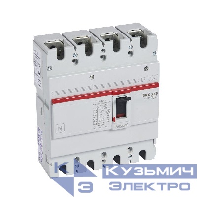 Выключатель автоматический 4п 160А 36кА DRX250 термомагнитн. расцеп. Leg 027233