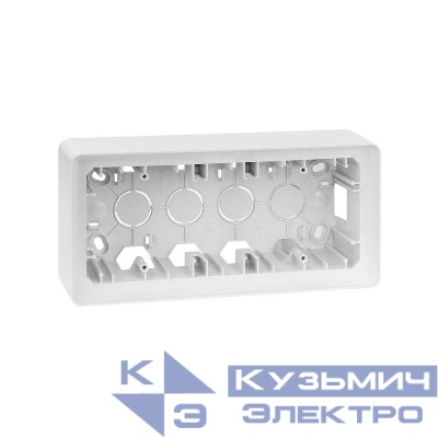 Коробка наружной установки на 3 поста бел. Simon82 Detail 8200770-030