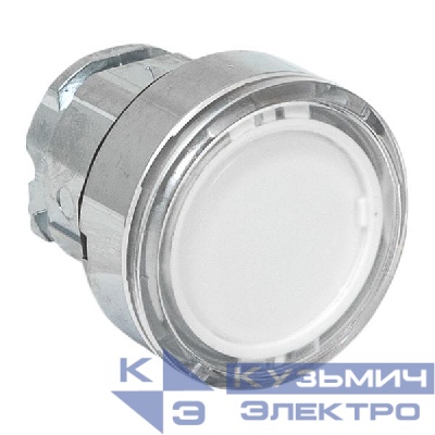 Механизм кнопки исполнительный XB4 IP65 плоский возвратный без фиксации с подсветкой бел. EKF XB4BW-W-65