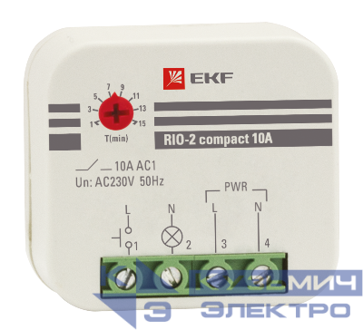Реле импульсное RIO-2 compact 10А PROxima EKF rio-2k-10