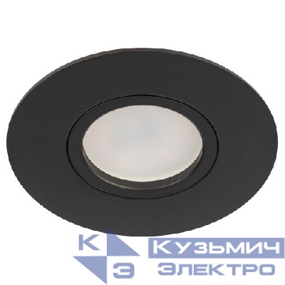 Светильник KL83 BK SET 5 GU5.3 IP20 под лампу MR16 встраив. алюм. черн. (уп.5шт) Эра Б0070932