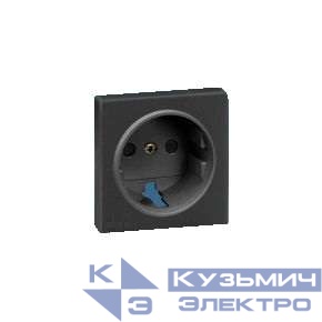 Накладка розетки Simon82 с заземл. граф. 82041-38