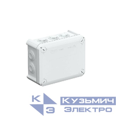 Коробка распределительная 150х116х67мм IP66 T100 10хM25 свет. сер. OBO 2007077