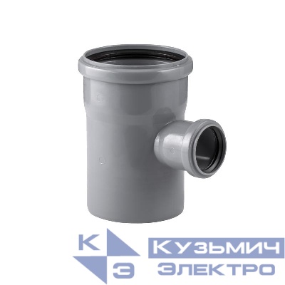 Тройник ВК ПП 110/50х87 сер. RTP 36572