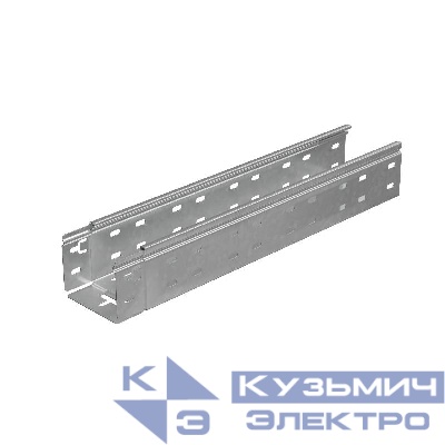 Лоток перфорированный 80х100 L4000 1.5мм "Быстрый монтаж ПЛЮС" КМ PL12528