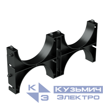 Кластер двойной для двустен. труб d90мм DKC 025902