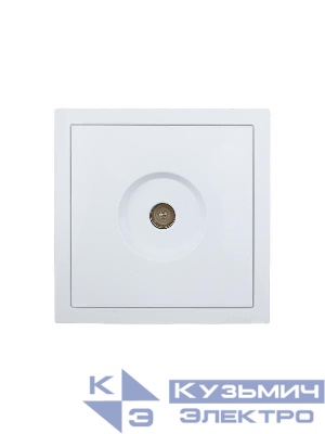 Розетка ТВ проходная СП ZIMA IP20 бел. LEZARD 704-0288-129