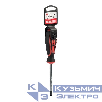Отвертка PZ2х100мм Master Basic EKF pz-2-100-mas
