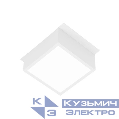 Светильник светодиодный DL-GRIGLIATO-S90x90-6W Day4000 (WH 90 deg 230В) IP40 металл Arlight 047929