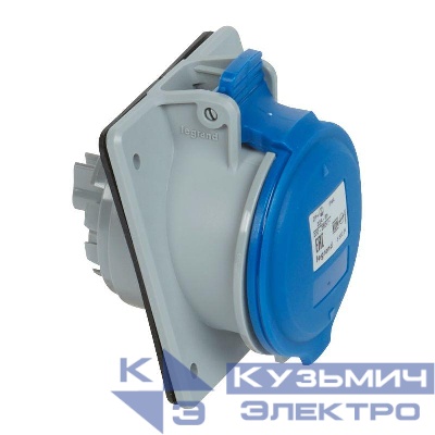 Розетка встраиваемая 32А 230В 2К+3 IP44 Leg 090169