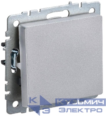 Выключатель проходной 1-кл. СП BRITE ВС10-1-6-БрА 10А механизм алюм. IEK BR-V12-0-10-K47