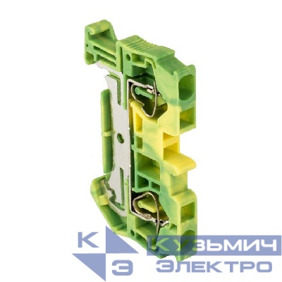 Колодка клеммная ST-4 земля пружинная EKF plc-jxb-st-4-pen