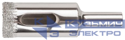 Коронка кольцевая алмазная по кафелю и стеклу 16х50мм КУРС 16278