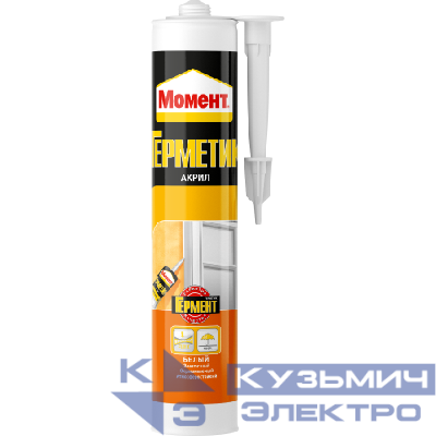 Герметик акриловый "Момент" морозостойкий 420г Момент Б0022955