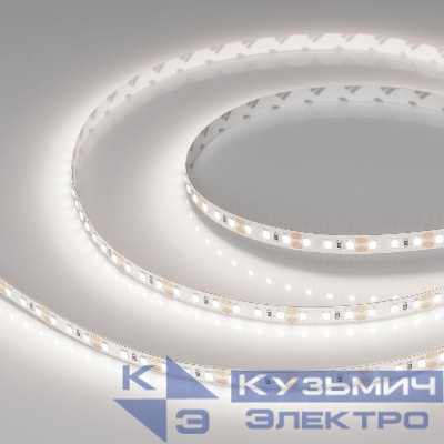 Лента светодиодная RT-A120-8mm 12V Day 5000К 9.6Вт/м IP20 открыт. (уп.5м) Arlight 042287