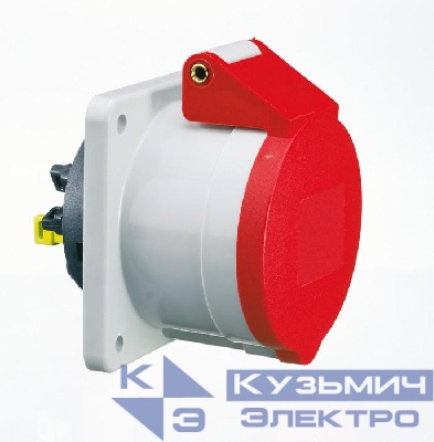 Розетка встраиваемая 16А 5п 3P+N+PE 6ч 400В IP44 Quick-Connect Bals 132001