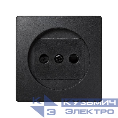 Накладка со шторками для мех. 73431-39 Simon73 Loft графит 73040-62