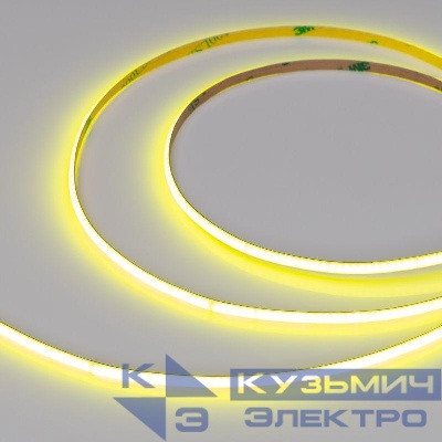 Лента светодиодная COB-X480-4mm 24V Yellow Volt 4Вт/м IP20 (уп.5м) Arlight 046916