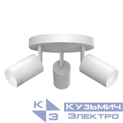 Светильник ML203-1 настен./потолочн. под лампу GU10 бел. FERON 41923