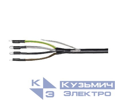 Муфта концевая ПКВтпбэ 4х16/25 с болт. наконечн.; ППД ПВХ/СПЭ изоляция 1кВ IEK UZM-XLBK1-VN4-1625SZ