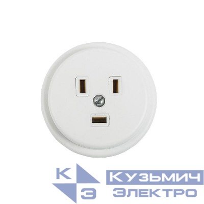 Розетка силовая 40А 250В IP20 для электроплиты с заземл. Rexant 11-8520