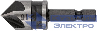 Зенкер конический легированная сталь хвостовик под биту 16мм FIT 36446