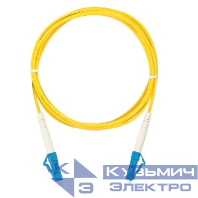Патч-корд NMF-PC1S2C2-LCU-LCU-003 волоконно-оптический соед. одномод. 9/125мкм стандарта OS2 LC/UPC-LC/UPC одинарн. LSZH нг(В)-HFLTx 2мм желт. 3м NIKOMAX NMF-PC1S2C2-LCU-LCU-003
