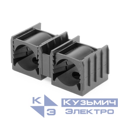 Держатель для труб (клипса) d12-28мм Angara с защелкой для крышек 40; 90мм DKC AIR00002