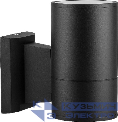 Светильник DH0701 E27 230В садово-парковый на стену вверх черн. FERON 06296