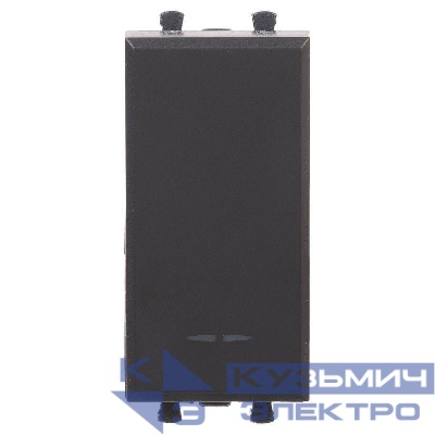 Переключатель модульный 1мод. Avanti "Черный матовый" DKC 4412111