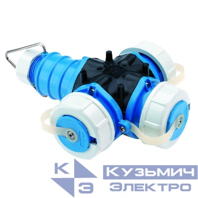 Розетка тройная кабельная 3хSchuko 16А 3п(2P+PE) 250В IP67 Bals 749