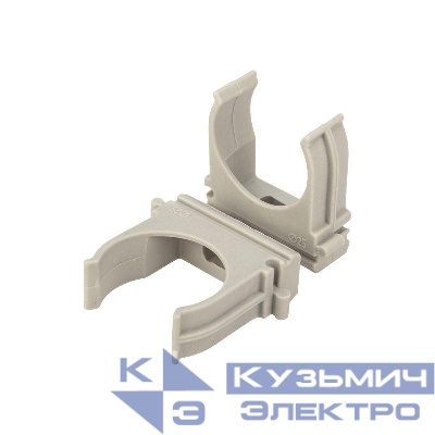 Держатель для труб (клипса) d25мм пластик (уп.100шт) Rexant 28-0125-2