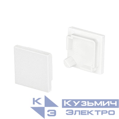 Заглушка SL-KANT-H16 SQUARE WHITE глухая пластик Arlight 037550