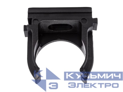 Клипса монтажная для гофрированных труб d32мм, черная