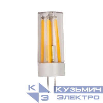 Лампа светодиодная филаментная PLED-G4 PRO 6Вт 2700К 480лм 230В d16.5х50мм без пульсации JazzWay 5062412